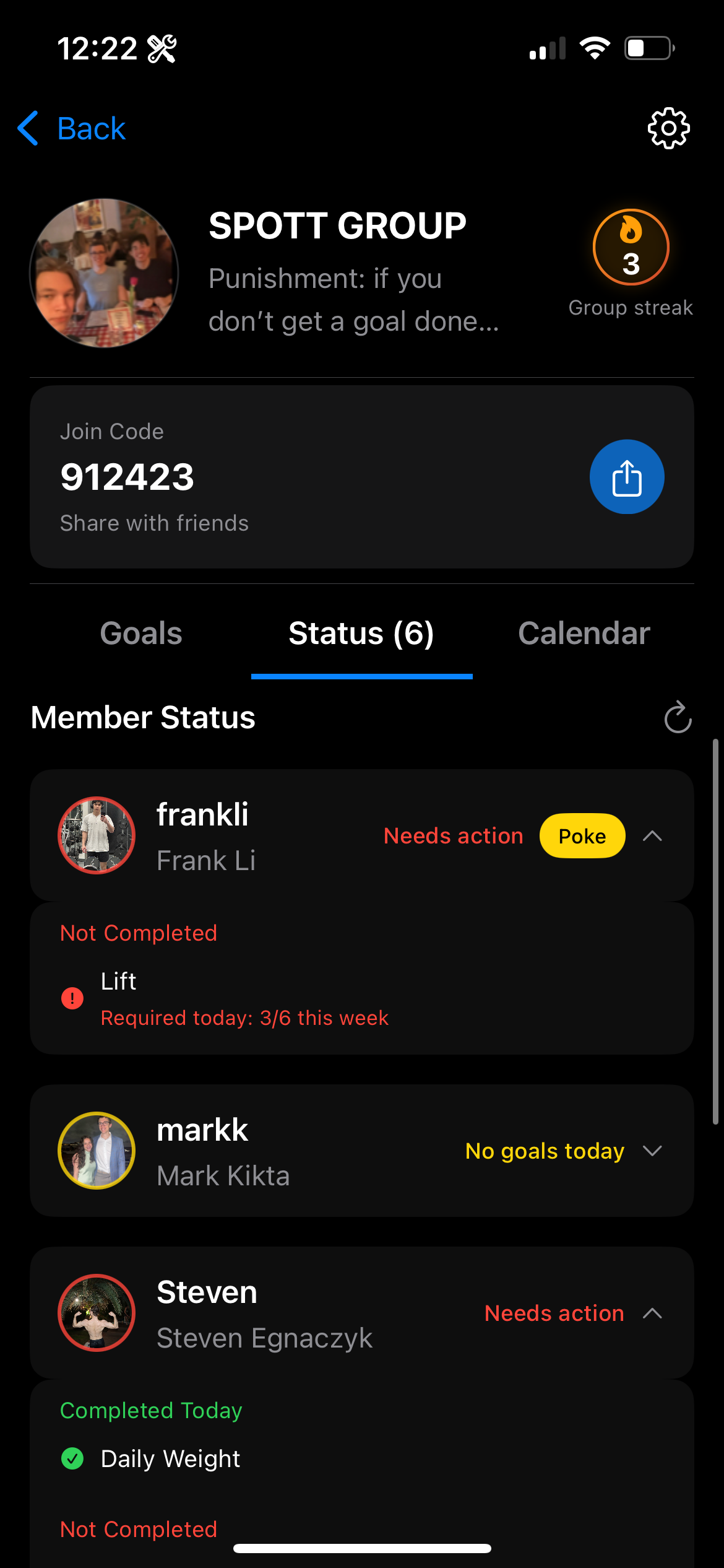 Spot App Activity Feed